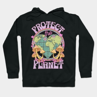 Protect the Planet Retro Earth Day Hoodie